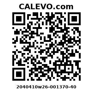 Calevo.com Preisschild 2040410w26-001370-40