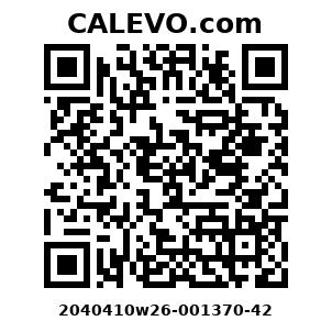 Calevo.com Preisschild 2040410w26-001370-42