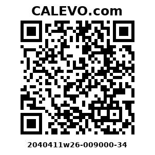 Calevo.com Preisschild 2040411w26-009000-34