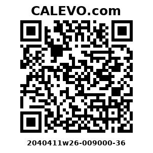 Calevo.com Preisschild 2040411w26-009000-36