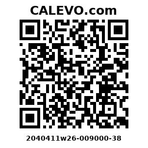 Calevo.com Preisschild 2040411w26-009000-38