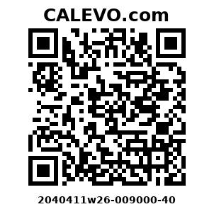Calevo.com Preisschild 2040411w26-009000-40