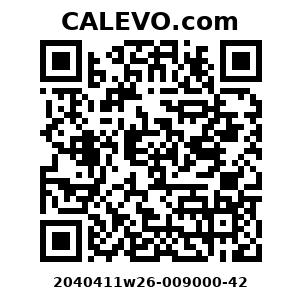 Calevo.com Preisschild 2040411w26-009000-42