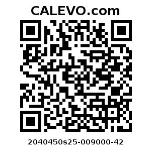 Calevo.com pricetag 2040450s25-009000-42