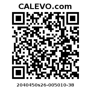 Calevo.com Preisschild 2040450s26-005010-38