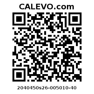 Calevo.com Preisschild 2040450s26-005010-40