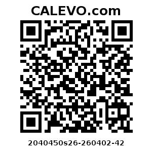 Calevo.com Preisschild 2040450s26-260402-42