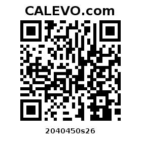 Calevo.com pricetag 2040450s26