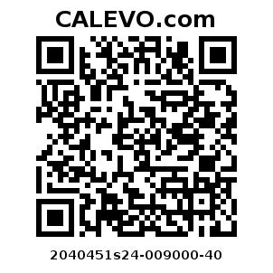 Calevo.com pricetag 2040451s24-009000-40