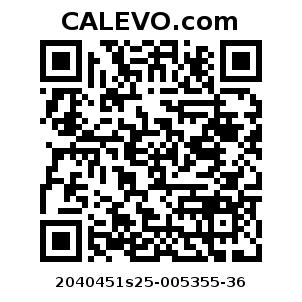 Calevo.com pricetag 2040451s25-005355-36