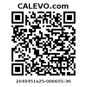 Calevo.com pricetag 2040451s25-006655-36
