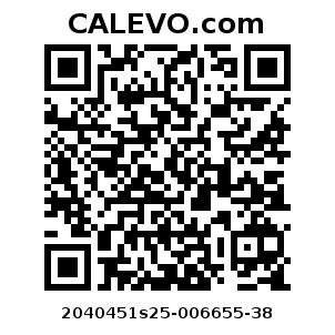 Calevo.com pricetag 2040451s25-006655-38