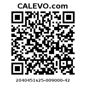 Calevo.com pricetag 2040451s25-009000-42