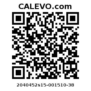Calevo.com Preisschild 2040452s15-001510-38