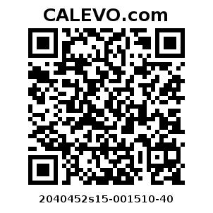 Calevo.com Preisschild 2040452s15-001510-40