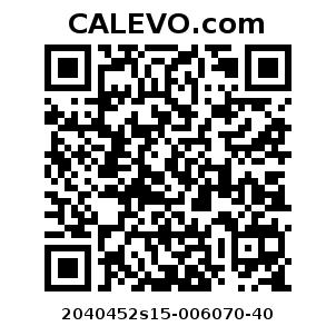 Calevo.com Preisschild 2040452s15-006070-40