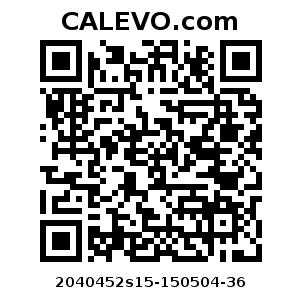 Calevo.com Preisschild 2040452s15-150504-36