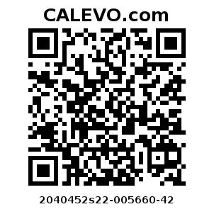 Calevo.com Preisschild 2040452s22-005660-42