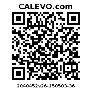 Calevo.com Preisschild 2040452s26-150503-36