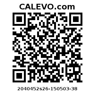 Calevo.com Preisschild 2040452s26-150503-38