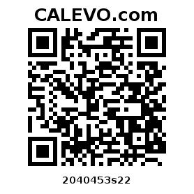 Calevo.com Preisschild 2040453s22