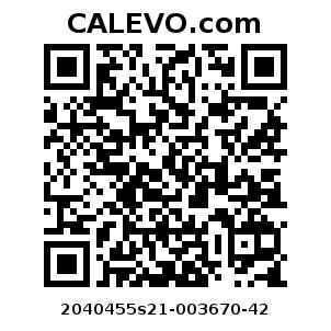 Calevo.com Preisschild 2040455s21-003670-42