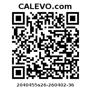 Calevo.com Preisschild 2040455s26-260402-36