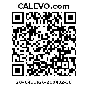 Calevo.com Preisschild 2040455s26-260402-38