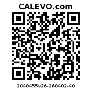 Calevo.com Preisschild 2040455s26-260402-40