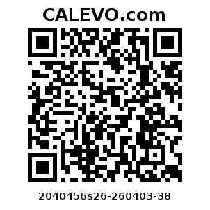 Calevo.com Preisschild 2040456s26-260403-38