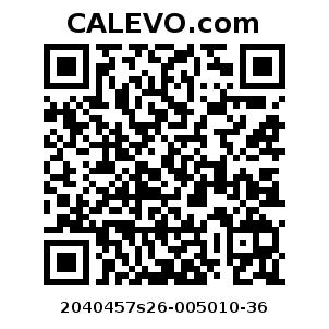 Calevo.com Preisschild 2040457s26-005010-36
