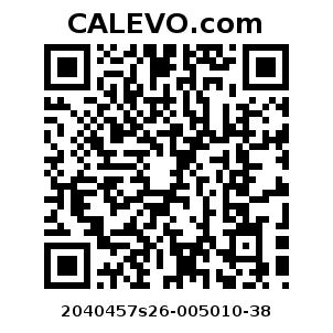Calevo.com Preisschild 2040457s26-005010-38