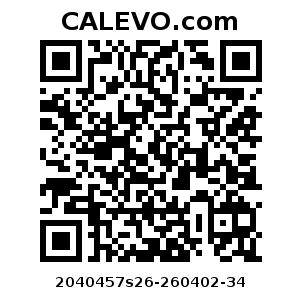 Calevo.com Preisschild 2040457s26-260402-34