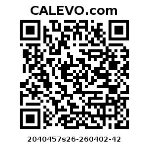 Calevo.com Preisschild 2040457s26-260402-42