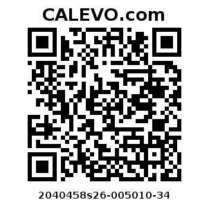 Calevo.com Preisschild 2040458s26-005010-34