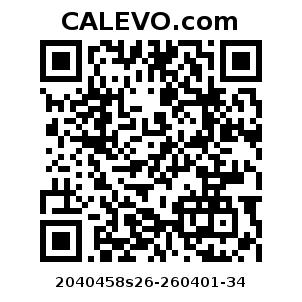 Calevo.com Preisschild 2040458s26-260401-34
