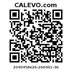 Calevo.com Preisschild 2040458s26-260401-36