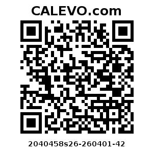 Calevo.com Preisschild 2040458s26-260401-42
