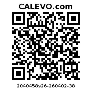 Calevo.com Preisschild 2040458s26-260402-38