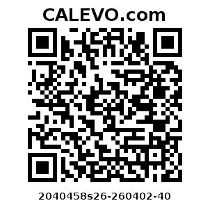 Calevo.com Preisschild 2040458s26-260402-40