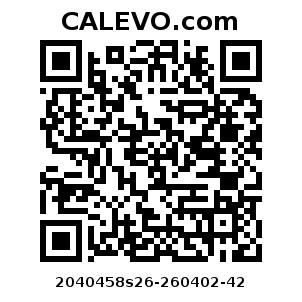 Calevo.com Preisschild 2040458s26-260402-42