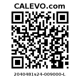 Calevo.com pricetag 2040481s24-009000-L