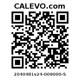 Calevo.com pricetag 2040481s24-009000-S
