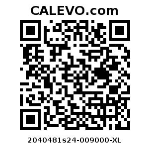 Calevo.com pricetag 2040481s24-009000-XL