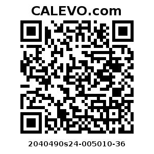 Calevo.com pricetag 2040490s24-005010-36