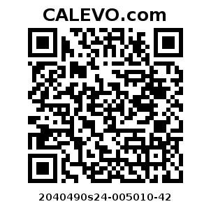 Calevo.com pricetag 2040490s24-005010-42
