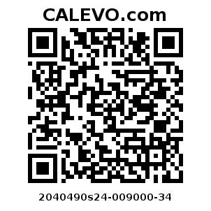Calevo.com pricetag 2040490s24-009000-34