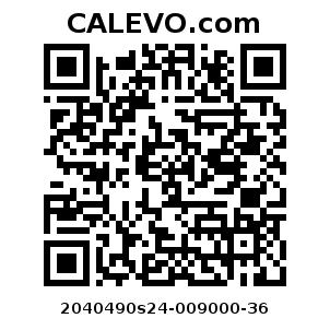 Calevo.com pricetag 2040490s24-009000-36