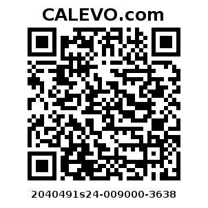 Calevo.com pricetag 2040491s24-009000-3638