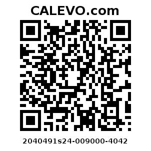 Calevo.com pricetag 2040491s24-009000-4042